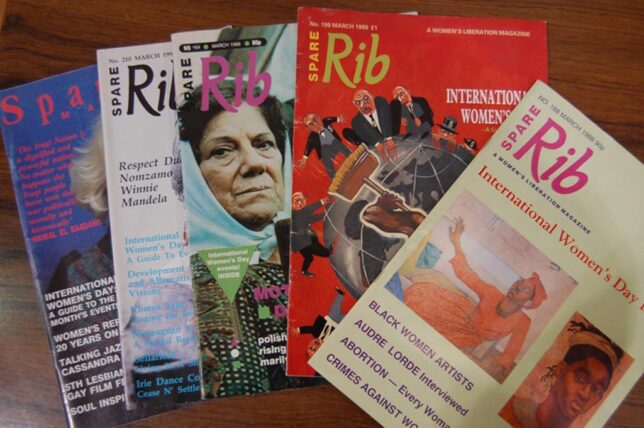 Copies of Spare Rib celebrating International Women's Day