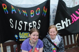 Members of the Rainbow Sisters group.