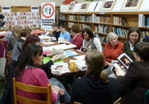 Group of learners at a library event.