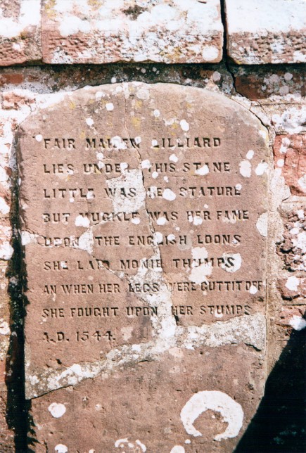 Lilias of Ancrum memorial stone