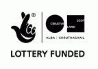 Creative Scotland / Lottery Funded logo