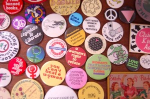 Selection of badges from the GWL collection
