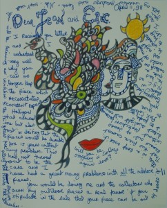 Image of Niki de Saint-Phalle letter (c) NIKI CHARITABLE ART FOUNDATION, All Rights Reserved.