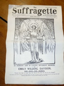 This edition of The Suffragette was printed on the day of Emily's funeral. 