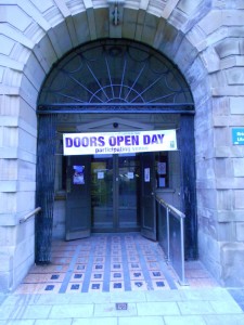 The entrance to 23 Landressy Street on Doors Open Day 2013