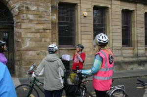 Landressy Street Bike Ride stop