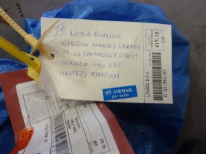 The first parcel to arrive. From Cyprus!