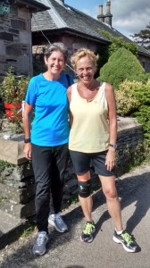 Sue & Adele Post-Marathon Training Session, 18 Miles, 24 August 2014, Luss