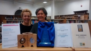 GWL’s Senior Managers, Adele Patrick and Sue John with the Awards scooped by GWL during the past year