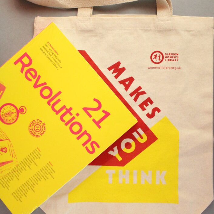 Art Lover’s Christmas package #1: copy of 21 Revolutions and GWL Makes You Think tote bag