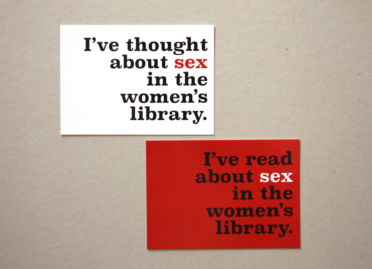 Sex in the Women's Library postcards