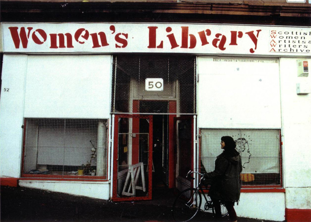 Glasgow Women's Library's first location on Hill Street