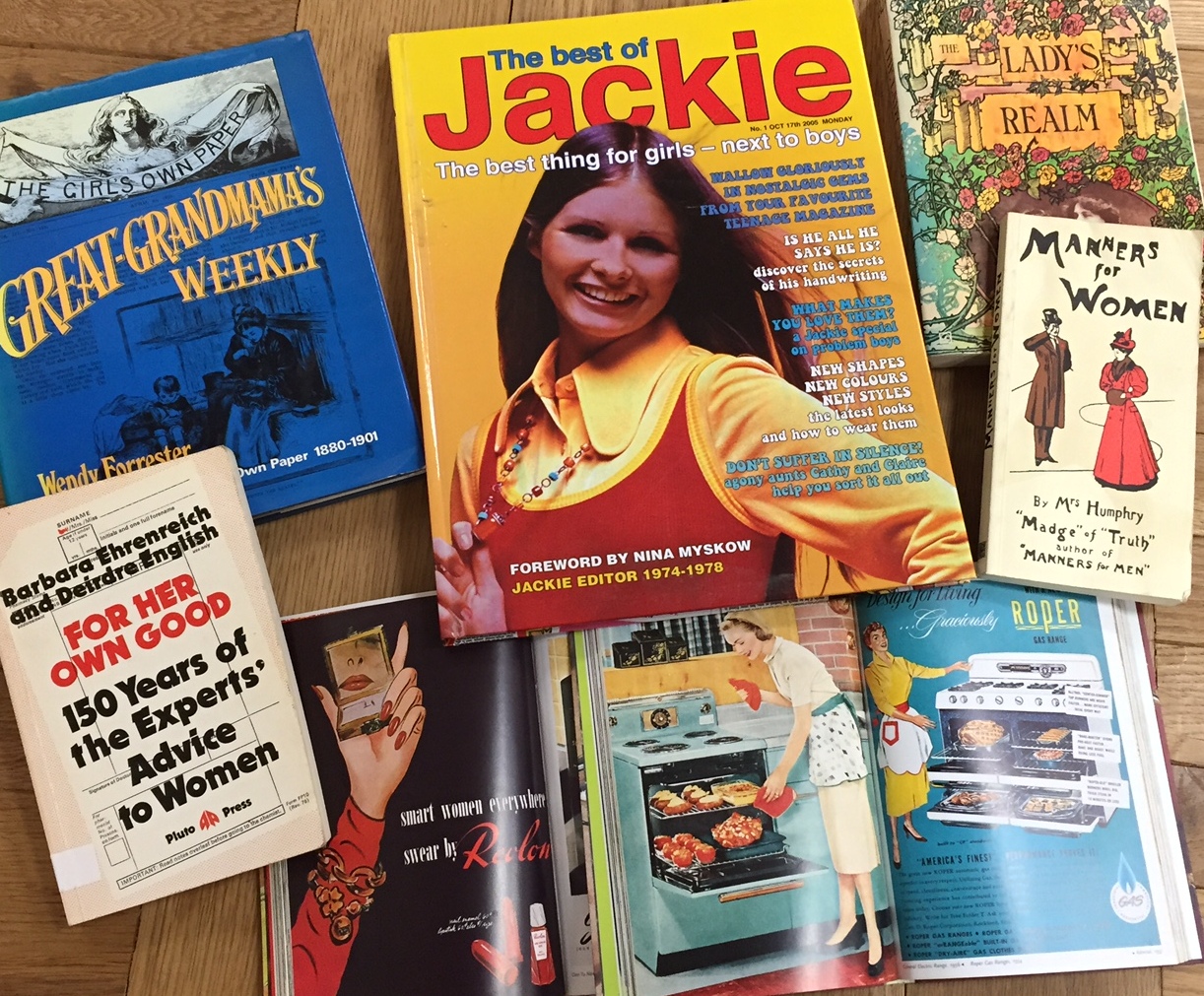 Photo of Jackie magazine from archives