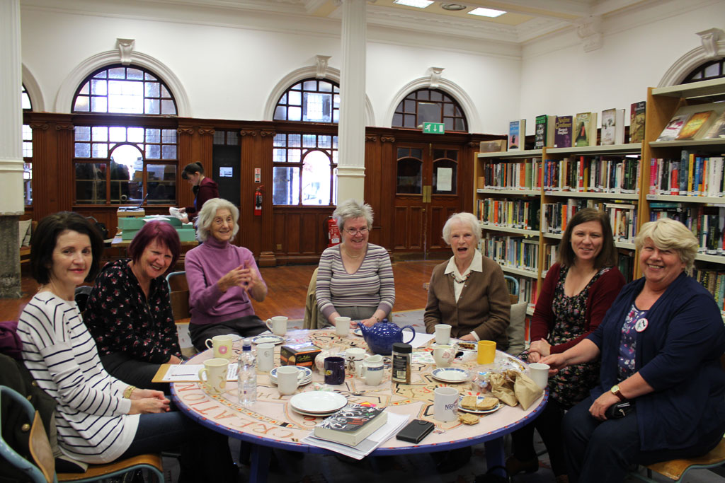 Story Cafe Group in the library
