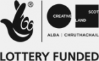 Creative Scotland Lottery Funded footer logo