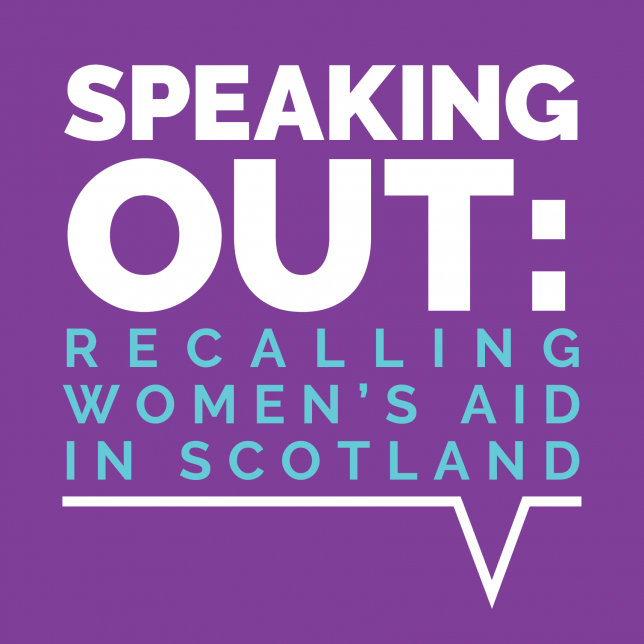Speaking Out: Recalling Women's Aid in Scotland (logo)