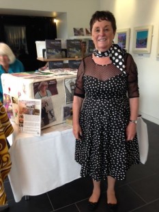 Project participant Nancy in period dress at the West Dunbartonshire project celebration