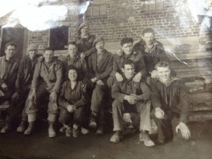 Morag's mother-in -law with the foundry welding team