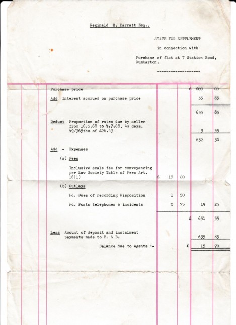 Mortgage State For Settlement letter