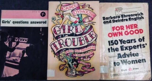 A small selection of advice literature from both the Family Planning Archive and GWL's lending collection