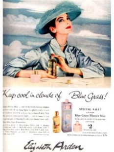 Elizabeth Arden Blue Grass Perfume Magazine Advert