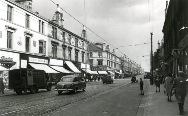 Glasgow Road, Early 1960s. Image Courtesy of West Dunbartonshire Council Archives