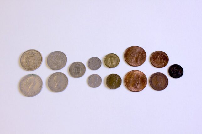 Pre-decimalisation coins