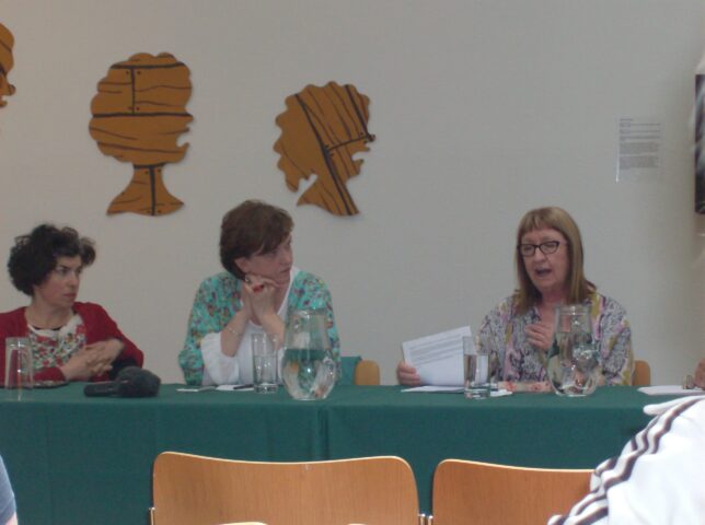 Alinah Azadeh, Jacquline Butler and Jennifer Harris during the Panel Discussion (Credit: Mary Alice)