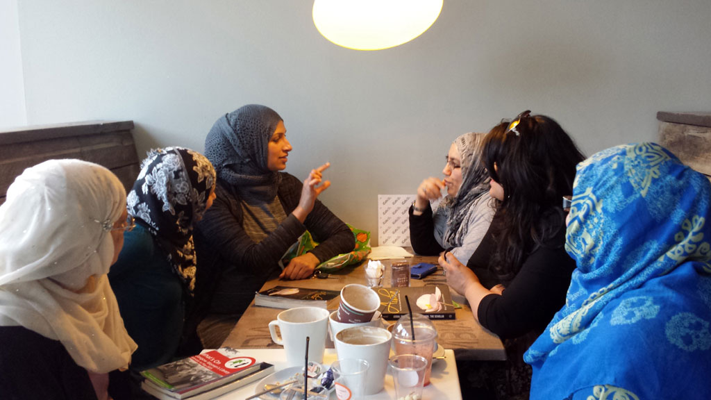 Reading Group for Muslim Women meeting.