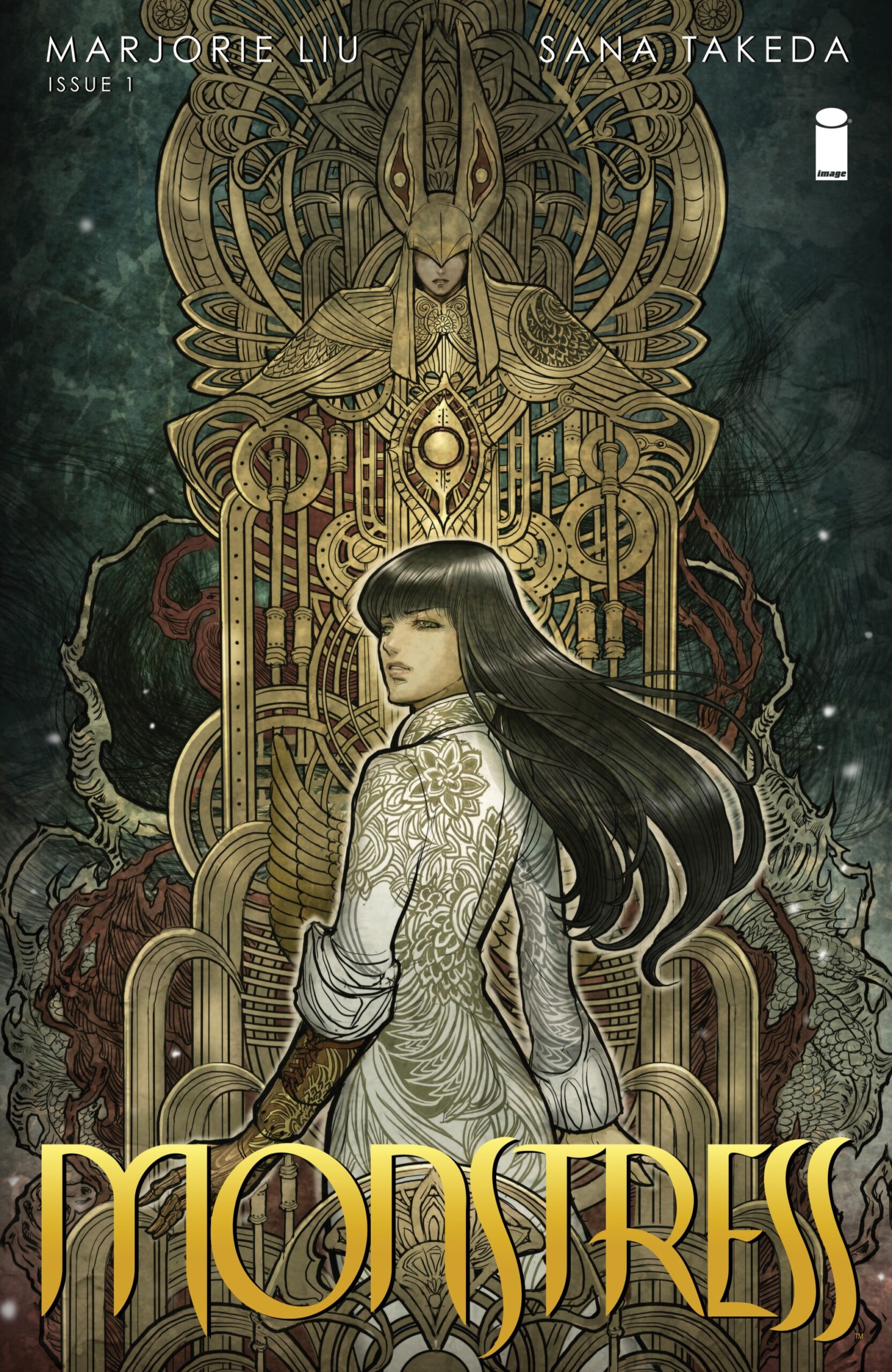 Monstress volume 1 by Marjorie Liu and Sana Takeda