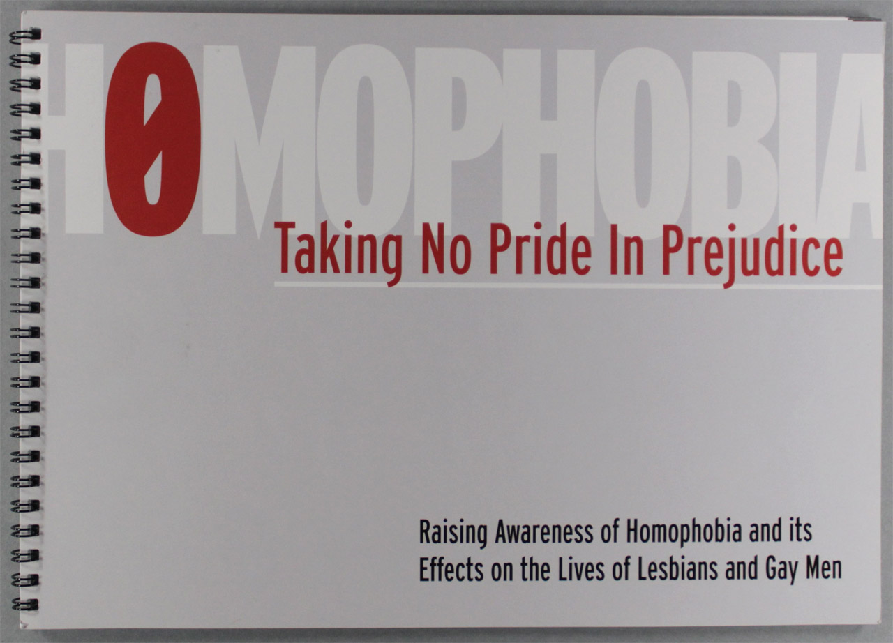 Homophobia: Taking No Pride in Prejudice handbook, produced by Glasgow Women’s Library on behalf of Glasgow City Council, 2005