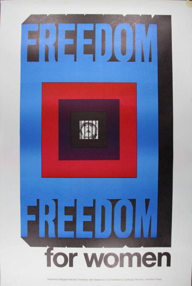 Freedom for women poster