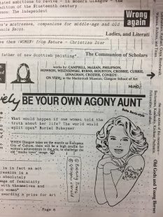 Be Your Own Agony Aunt, a feature in a magazine