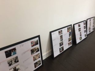 Exhibition Set up for She Made the Library