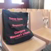 Tote Bag resting on a chair