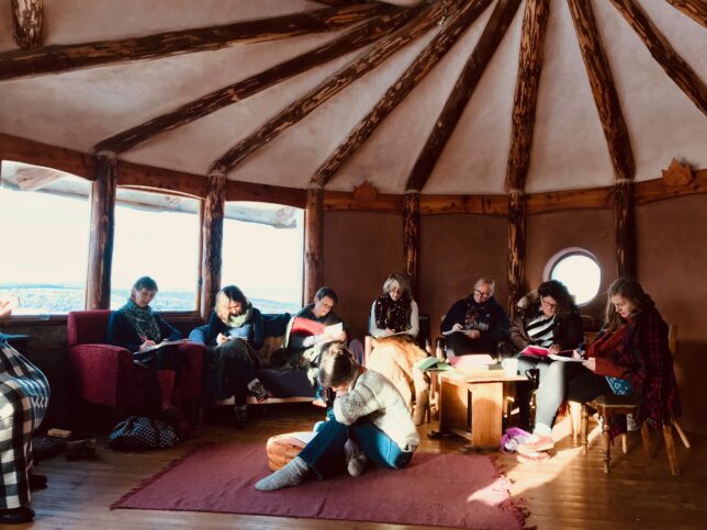 Women in the Landscape Creative Writing Session at Moniack Mhor Creative Writing Centre, October 2018