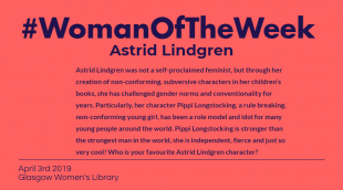 Astrid Lindgren was not a self-proclaimed feminist, but through her creation of non-conforming, subversive characters in her children’s books, she has challenged gender norms and conventionality for years. 