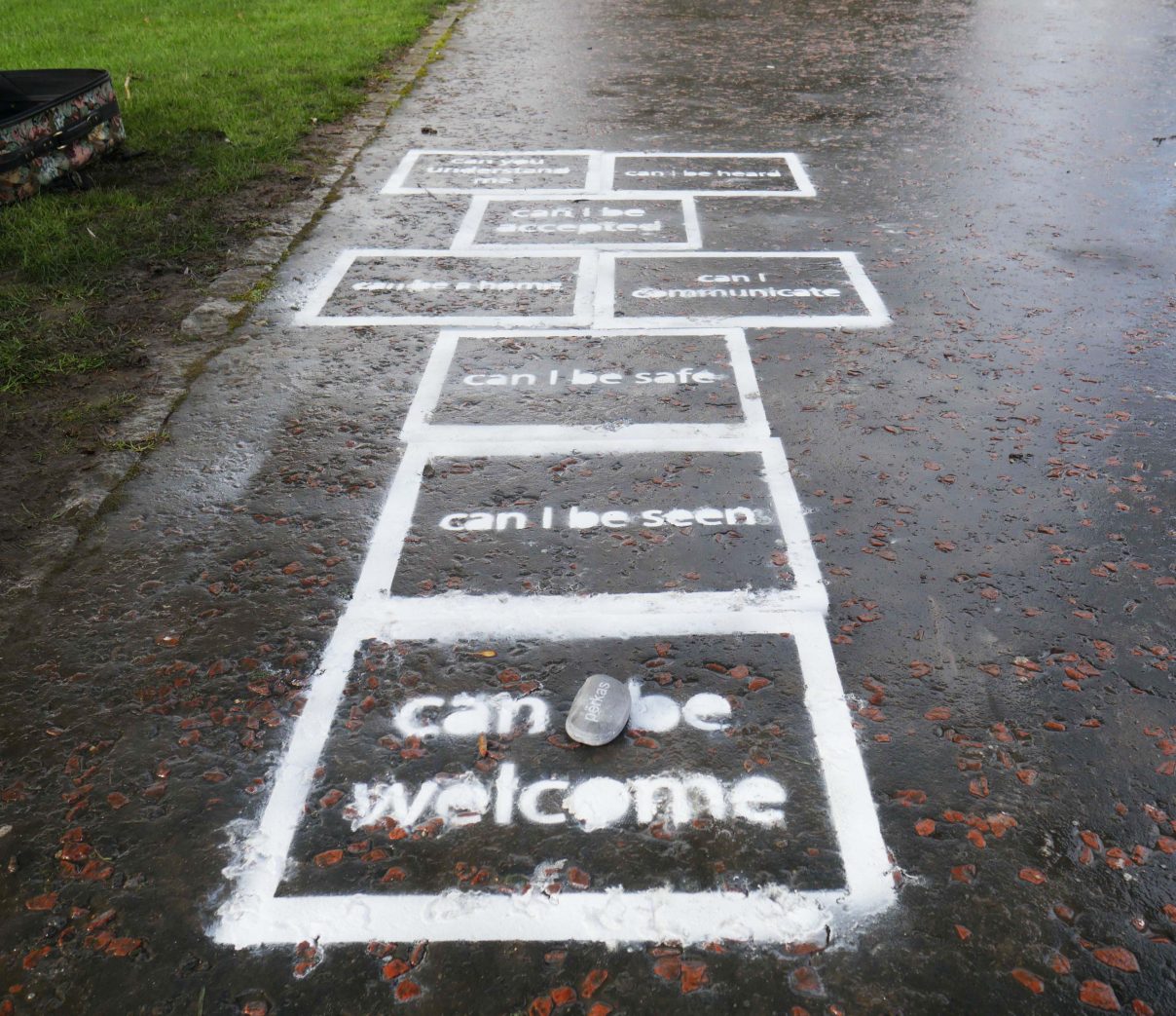 Stories of Belonging Hopscotch. Credit: Paria Goodarzi