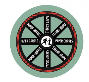 Paper Grrl Badge