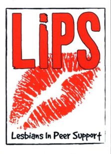The word "Lips" in red lettering over a red lips imprint