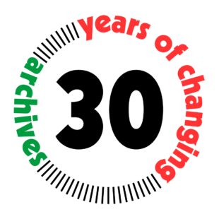 30 Years of Changing Archives Logo