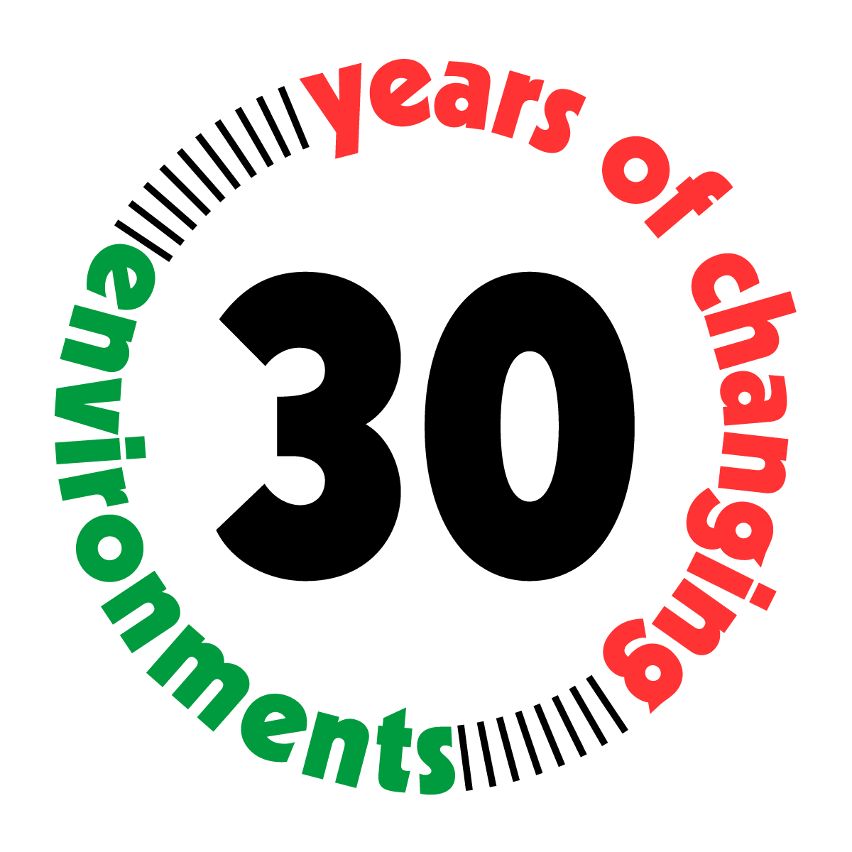 30 Years of Changing Environments logo