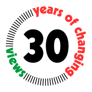 30 Years of Changing views logo