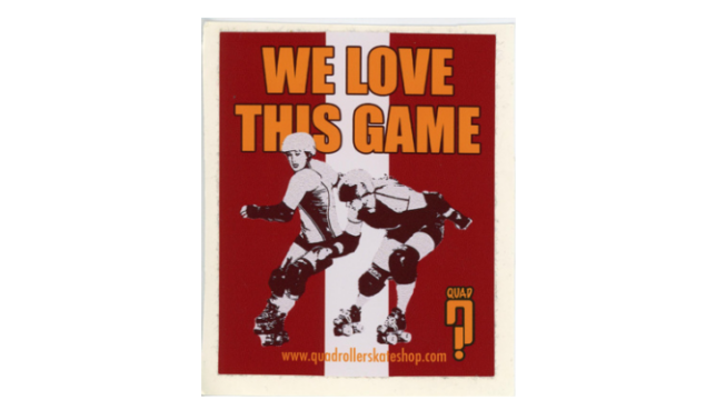 "We Love This Game" sticker: GWL