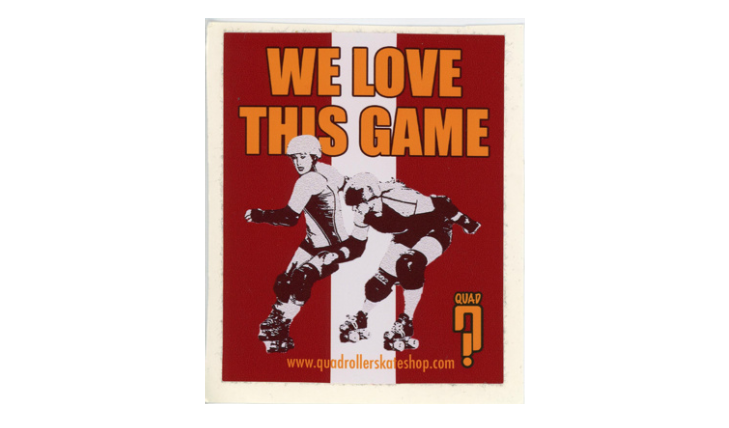 Sticker: WE LOVE THIS GAME; GWL