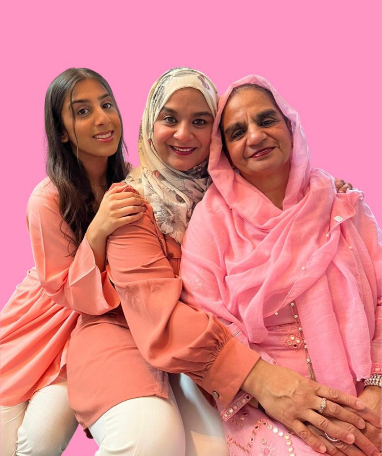 She Settles in the Shields:  Intergenerational Story 5: Zubaidah Azad, Sahira Zafar and Mehreen Zafar