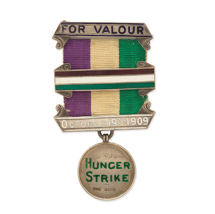 Hunger Strike Medal, awarded by the WSPU to Maud Joachim, 1912.