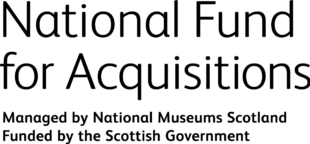 National Fund fo Acquisitions / Managed by National Museums Scotland / Funded by the Scottish Government (logo)