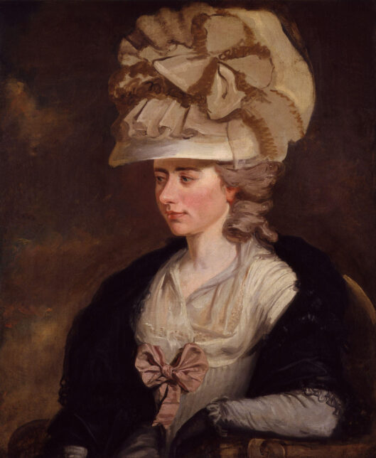 Painting of Frances Burney, an 18th century writer, by Edward Francisco Burney