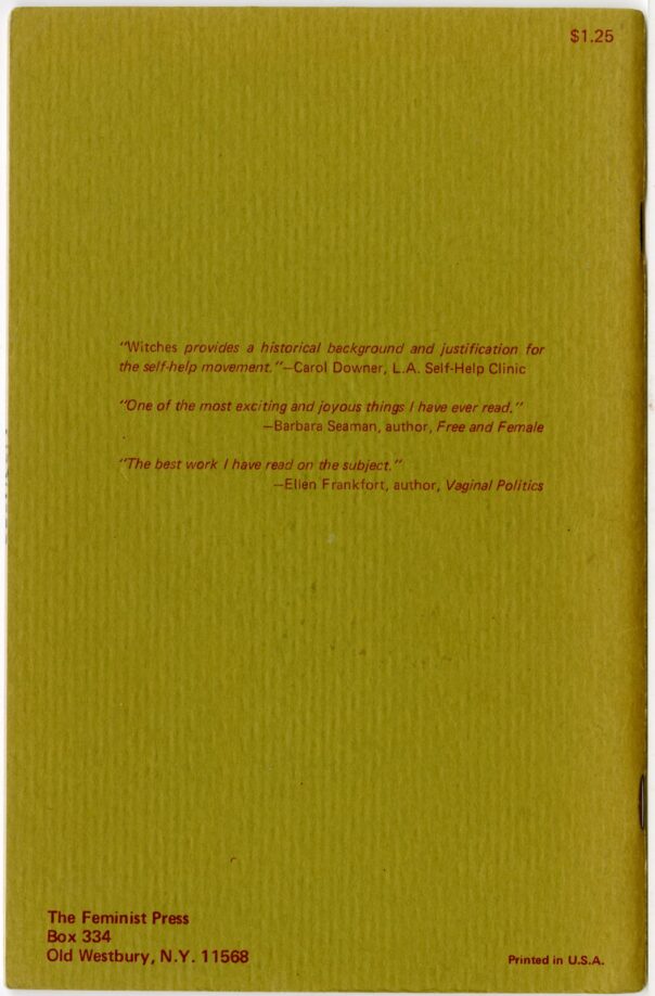 The back of the booklet with reviews from critics.